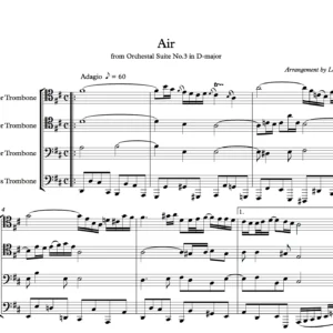 "Air" from orchestral Suite No.3 - J.S.Bach