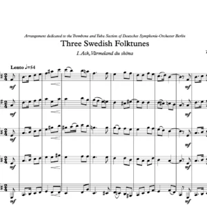 Three Swedish Folktunes - Traditional