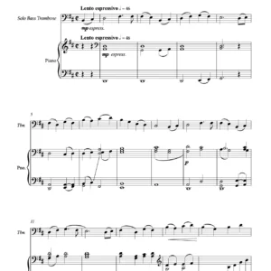 Three Swedish Songs for Bass Trombone and Piano