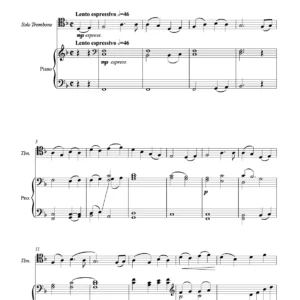 Three Swedish Songs for Tenor Trombone and Piano